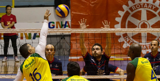 Sitting volley